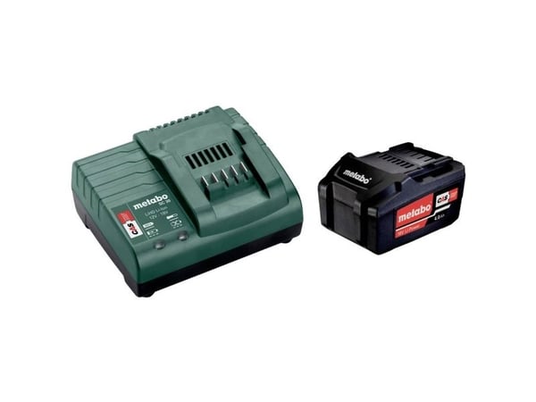 Metabo batterisett 18V Li-Ion (4,0 Ah), batteri og lader
