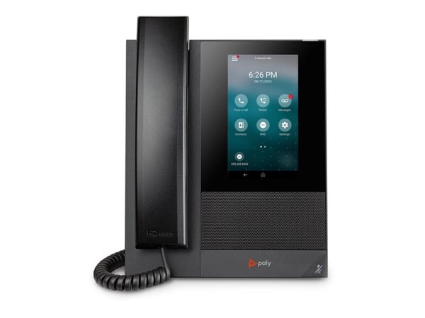 HP Poly CCX 400 – VoIP-puhelin, jossa on soittajan tunnistus ja puhelun pito – SIP – 24 linjaa – musta