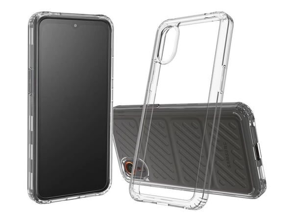 Screenor Bumper - Baksidedeksel for mobiltelefon - termoplast-polyuretan (TPU), akryl - gjennomsiktig - for Samsung Galaxy XCover7