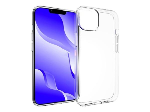 eSTUFF ES67100021-BULK, Suojus, Apple, iPhone 14, 15,5 cm (6.1"), Läpinäkyvä