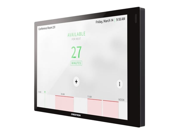 Crestron TSS-770 Series TSS-770-B-S - For Zoom Rooms - room manager - trådløs, kablet - Bluetooth, 802.11a/b/g/n/ac - 2.4 Ghz, 5 GHz - 10/100 Ether...