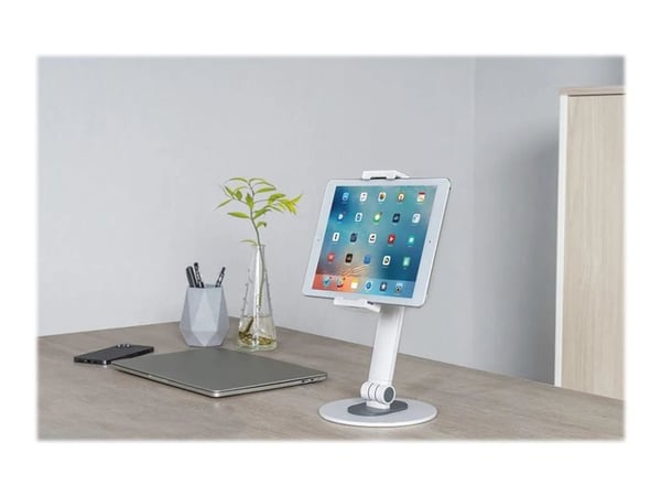 Neomounts DS15-540WH1 - Monteringssett (holder) - for nettbrett - hvit - skjermstørrelse: 4.7"-12.9" - skrivebord