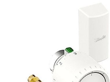 DANFOSS Aveo Servicetermostat med fjernføler, 2m kapillarrør. Indstillingsområde 7-26°C, Frostsikring, Servicepakdåse