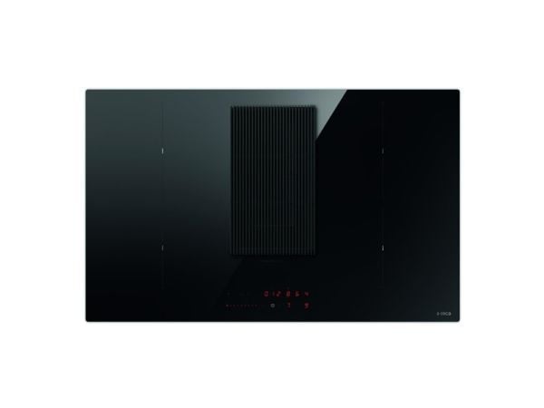 Elica NikolaTesla Prime S, Sort, Innebygget, 83 cm, Sonebasert induksjon, Herdet glass, 4 zone(s)