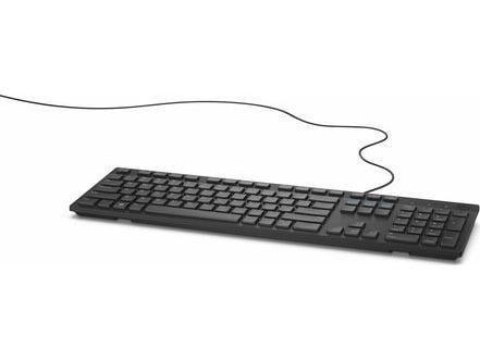 DELL KB216, Täysikokoinen (100 %), Langallinen, USB, QWERTY, Musta