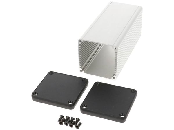 Hammond Electronics 1455CS1202 aluminium ekstrudert klar 120 x 54 x 54 - 1 stk