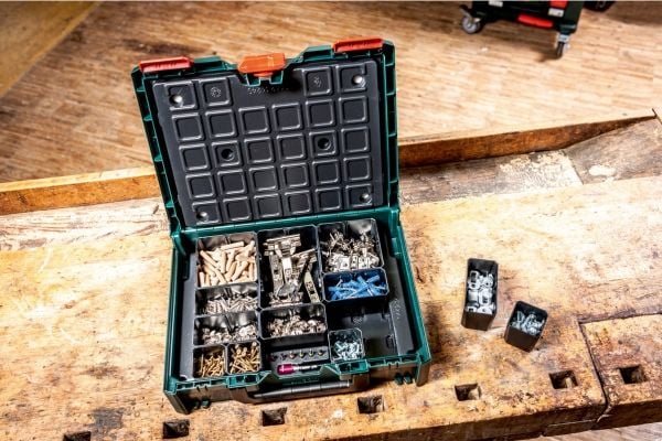Metabo 626897000, Svart, Grønn, Akrylnitrilbutadienstyren, Slagfast, 396 mm, 296 mm, 118 mm