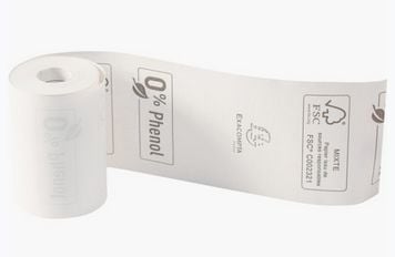 Exacompta 40761E, 55 g/m², Hvit, 4 cm, Papir, 57 mm, 18 m