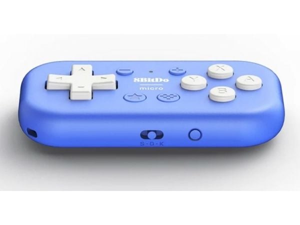 8Bitdo Micro, Gamepad, Android, Nintendo Switch, PC, iOS, D-pute, Trådløs, USB, USB Type-C