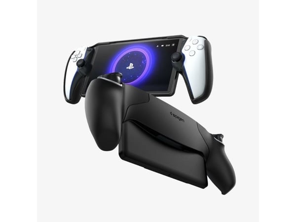 Spigen ACS07235, Sony, Svart, Hvit, Polykarbonat (PC), Termoplastisk polyuretan (TPU), PlayStation Portal, Transportkasse
