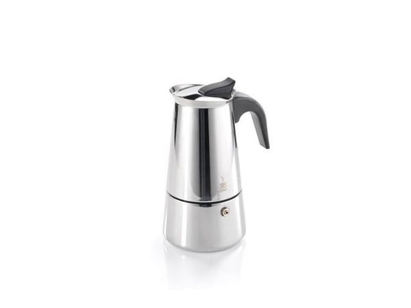GEFU 16140, Moka gryte, Rustfritt stål, Plast, Rustfritt stål, 2 kopper, 79 mm, 107 mm