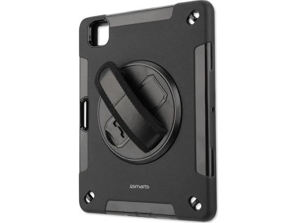 4smarts GRIP - Baksidedeksel for nettbrett - robust - termoplast-polyuretan (TPU) - svart - 10.2" - for Apple 10.2-inch iPad (7. generasjon, 8. gen...