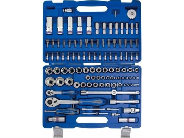 KING TONY Hylsyavaimet 110kpl 1/4"-1/2" 6-kärkiset jakoavaimet