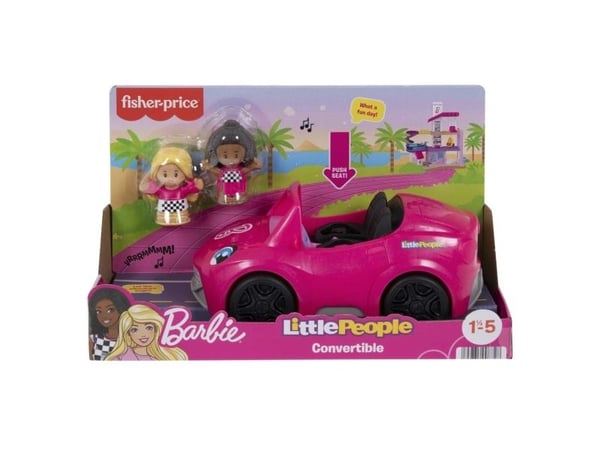 Mattel *****FP LP cabriolet + figurer, ljud HJN53 /2