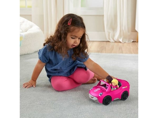 Mattel *****FP LP cabriolet + figurer, ljud HJN53 /2