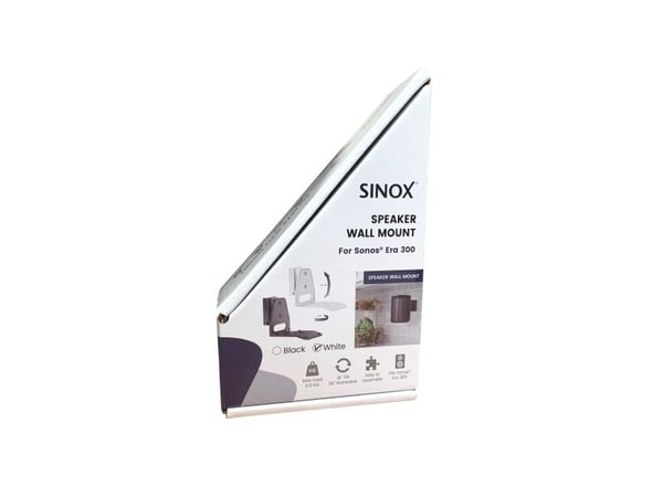 Sinox Era 300 SONOS® højttalerbeslag. Hvid