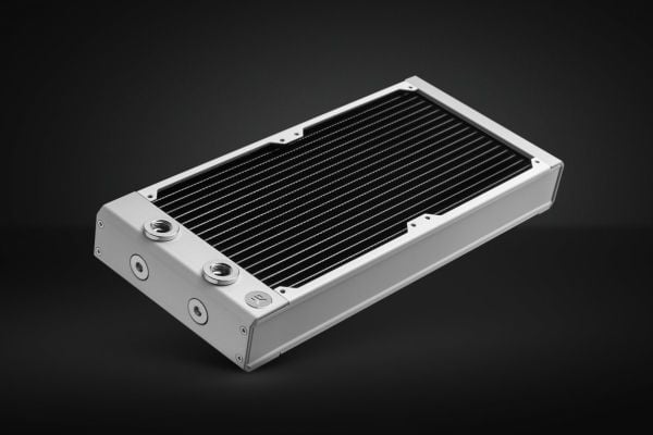 EK Water Blocks 3831109839331, Element, mässing, Koppar, Rostfritt stål, Vit, 1/4", 1 Bar, 145 mm
