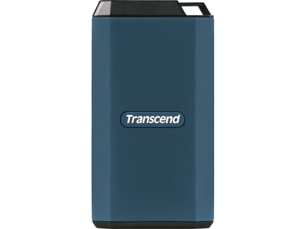 Transcend ESD410C - SSD - kryptert - 1 TB - ekstern (bærbar) - USB (USB-C kontakt) - 256-bit AES - mørk blå