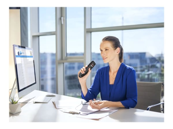 Philips SpeechMike Premium Air SMP4000 - SMP4000 Series - högtalarmikrofon - USB - mörkgrå pärla metallic