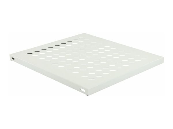 Lanview by Logon - Rack-hylle - skapmonterbar - hvit, RAL 7035 - 1U - 19"