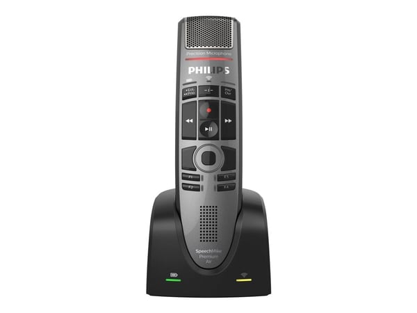 Philips SpeechMike Premium Air SMP4000 - SMP4000 Series - högtalarmikrofon - USB - mörkgrå pärla metallic