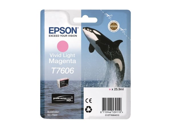 Epson C13T76064N10, Vaalea Magenta, 25,9 ml, 1 kpl, Kertapakkaus