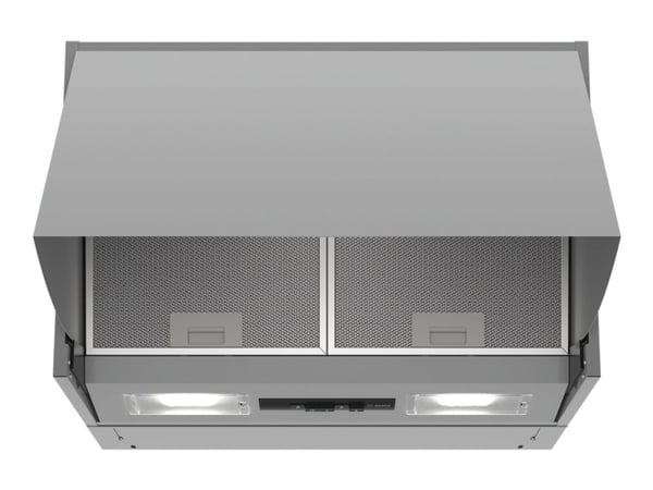 Bosch Serie | 2 DEM63AC00 - Panser - integrert - bredde: 60 cm - dybde: 27.1 cm - ekstraksjon og resirkulasjon (-) - sølv