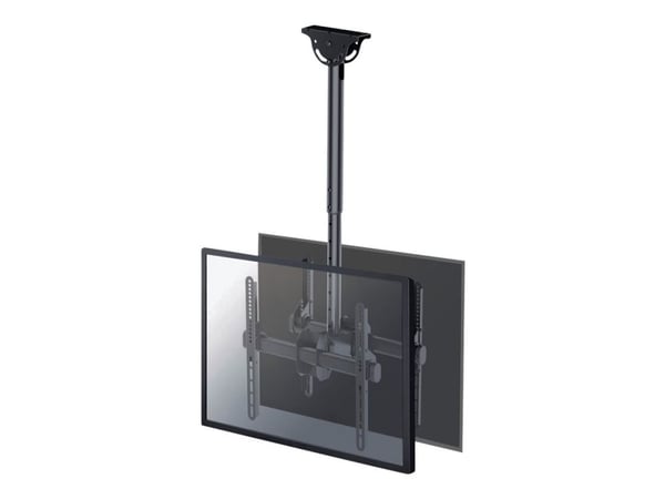 Neomounts NM-C440D - Brakett - full bevegelse - for 2 LCD-skjermer - svart - skjermstørrelse: 32"-60" - takmonterbar