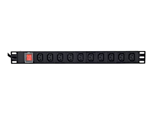 EnerGenie EG-PDU-10C132C19 - Tehonjakoyksikkö (räkkiversio) - 16A - AC 250 V - 3500 Watt - tulo: IEC 60320 C19 - lähtöliittimet: 10 (teho IEC 60320... EnerGenie EG-PDU-10C132C19 - Tehonjakoyksikkö (räkkiversio) - 16A - AC 250 V - 3500 Watt - tulo: IEC 60320 C19 - lähtöliittimet: 10 (teho IEC 60320...
