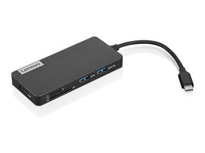 Lenovo USB-C 7-in-1 Hub - Dokkingstasjon - USB-C - HDMI