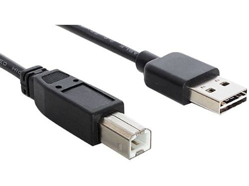 Delock EASY-USB - USB-kabel - USB-type B (hann) til USB (hann) - 1 m - svart
