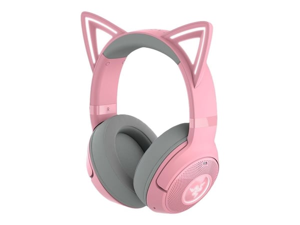 Razer Kraken Kitty V2 BT - Headset - fullstorlek - Bluetooth - trådlös - ljudisolerande