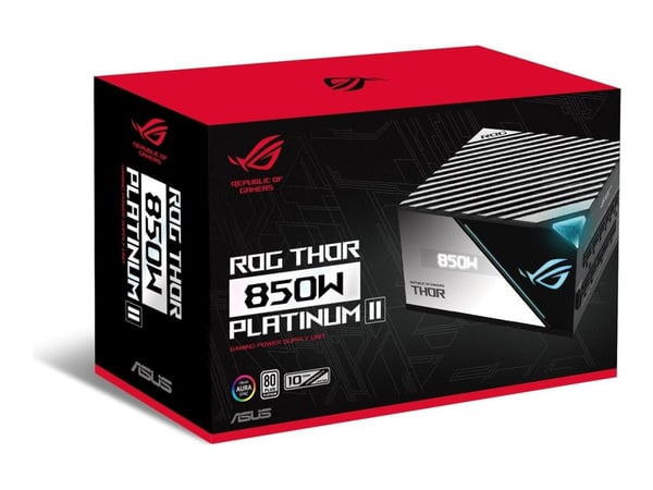 NEZ Asus ROG Thor 850 Platinum II virtalähdeyksikkö