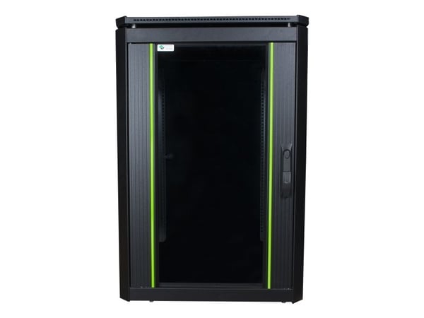 Lanview by Logon Data Line - Rack skap - 600 x 600 mm, data line - free-standing - svart - 16U - 19"