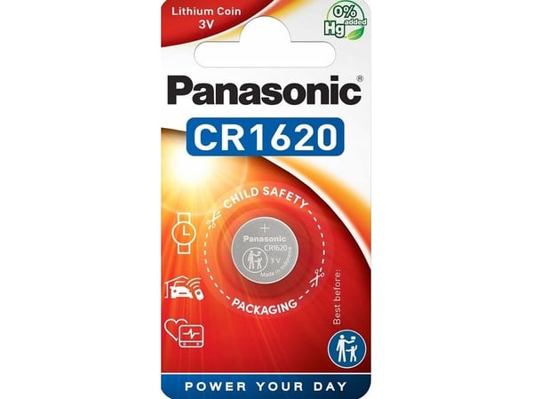 Panasonic CR-1620EL/1B - Paristot CR1620 - Li - 75 mAh