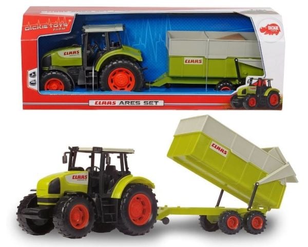 Dickie Toys 203739000 traktor - svart/grønn/rød/hvit - 57 cm