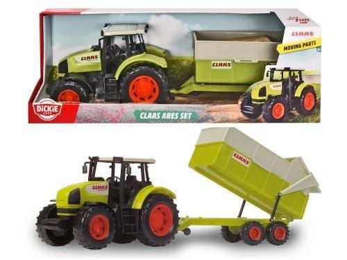 Dickie Toys 203739000 traktor - svart/grønn/rød/hvit - 57 cm