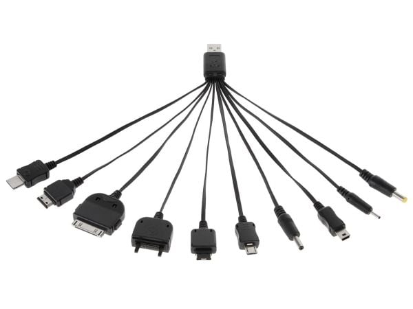 M-Life USB-A - yleiskaapeli Musta (KPO3926)