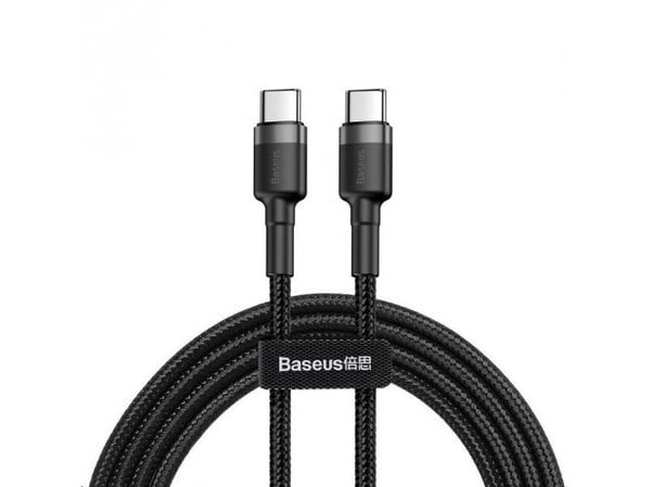 Baseus USB-kaapeli Cafule-kaapeli 2x USB-C QC QC 3A 2m PD musta universaali
