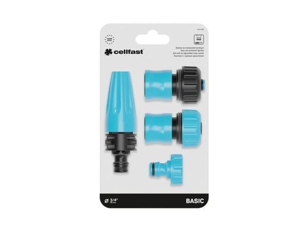 CELLFAST BASIC 3/4", 3/4", Hunkjønn, Plastikk, Blå