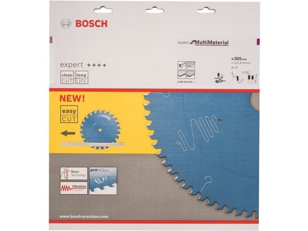Bosch Expert for Multi Material - Sirkelformet sagblad - for multiformål - 305 mm - 96 tenner