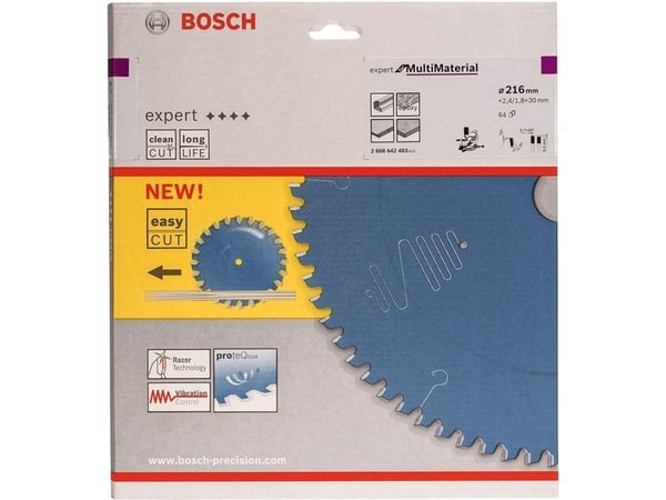 Bosch PYÖRSSISAHA 216X2,4X30MM 64T EXP MULTI