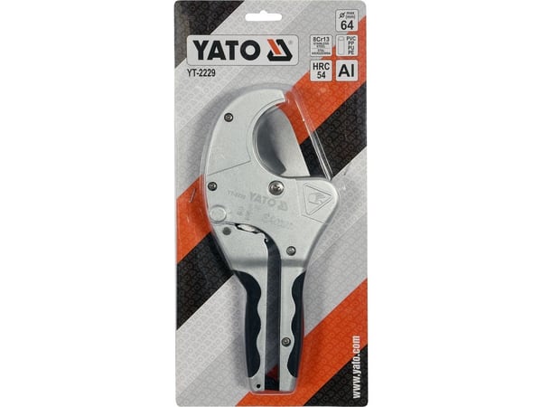 Yato YT-2229, Rørsaks, Rustfritt stål, Aluminium, Rustfritt stål, Rustfritt stål, 667 g