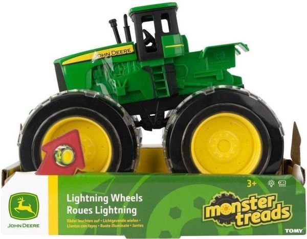 Tomy John Deere Monster Lightning Wheels, Monster truck, 3 år, AAA, Plast, Sort, Grønn