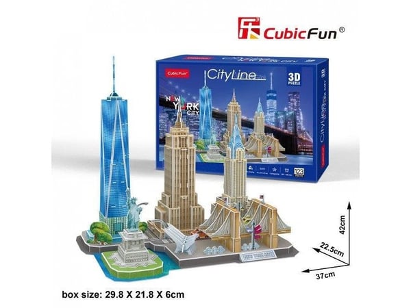 CUBICFUN 3D dėlionė "Niujorkas"