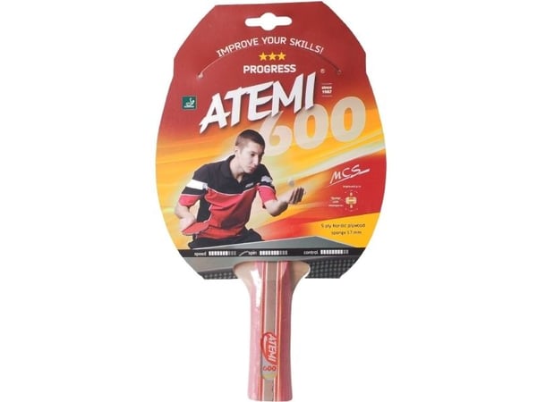 PINGPONG RACKET ATEMI 600*** anatomisk