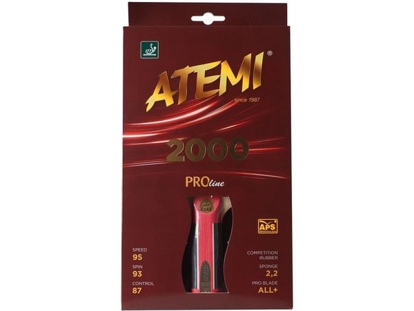 Ny Atemi 2000 Pro CONCAVE bordtennisketcher
