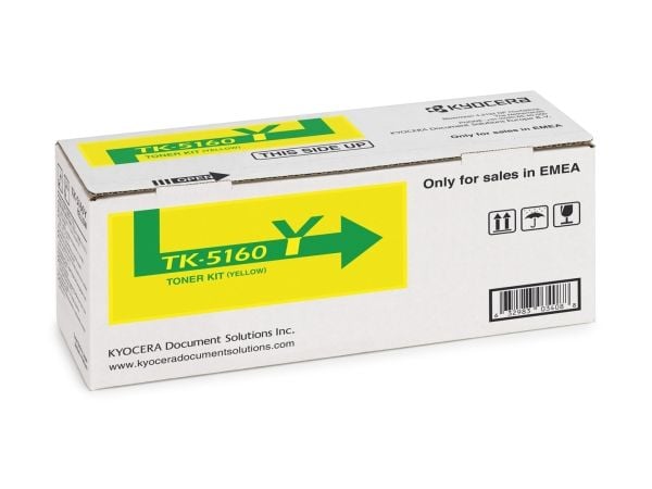 Kyocera TK 5160Y - Gul - original - tonerpatron - for ECOSYS P7040cdn, P7040cdn/KL3