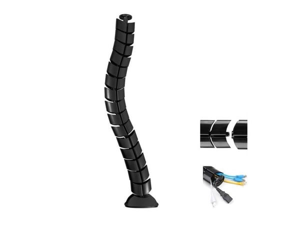 MACLEAN MC-768B kabelholder for kabelstyring, til bord, lang regulerbar
