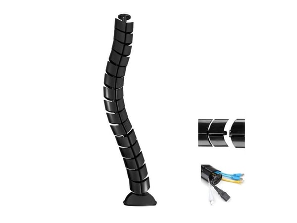 MACLEAN MC-768B kabelholder for kabelstyring, til bord, lang regulerbar